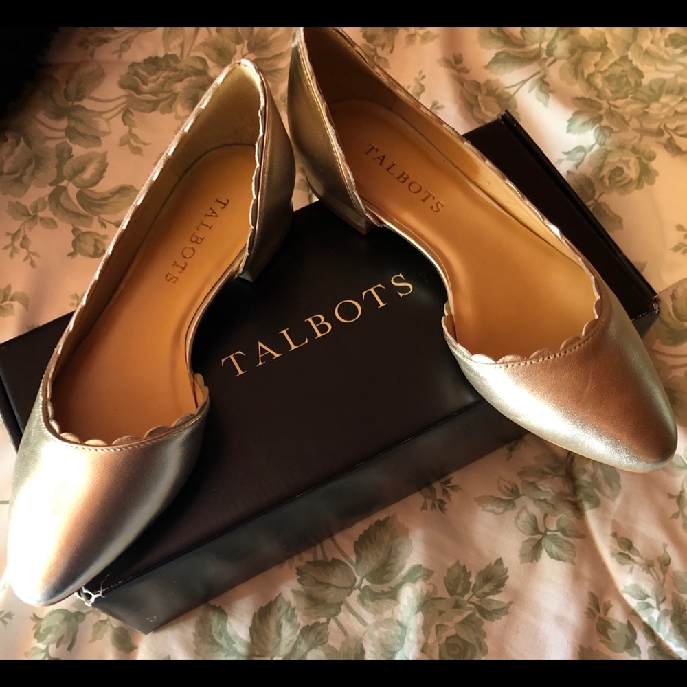 Talbots Edison Scallop D’orsay shoes